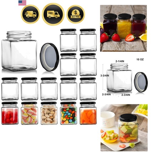 Pack square glass - pack, jar